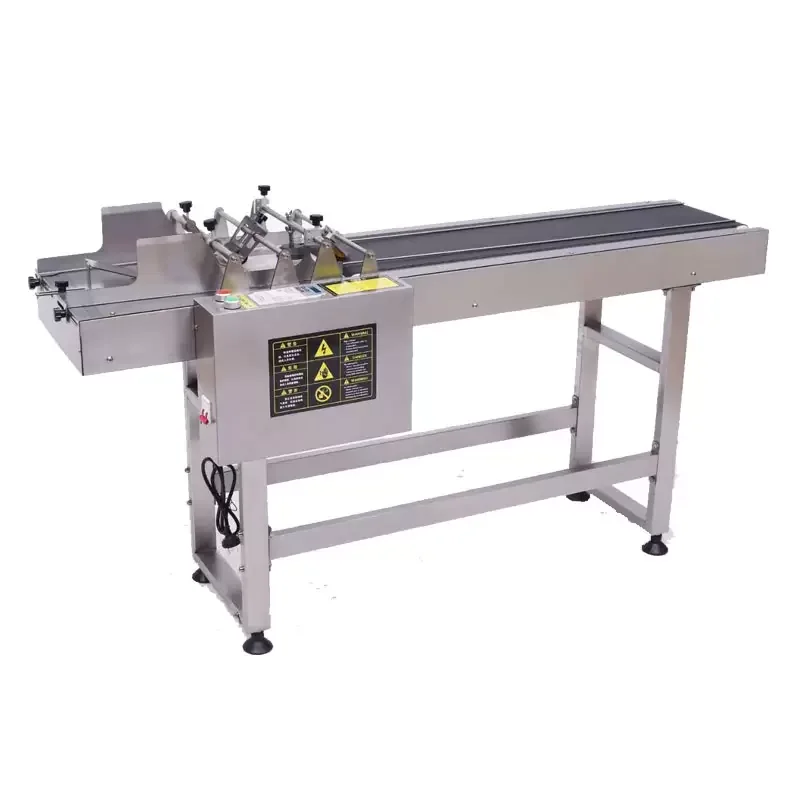 Máy cấp liệu băng tải phân trang rộng 34 cm
